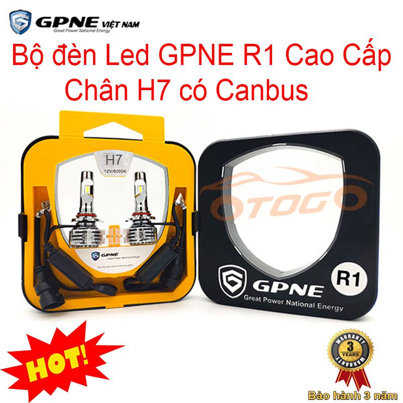 (BH 3 năm) Cặp Bóng Đèn Led GPNE R1 Hàn Quốc, 1 màu / 2 màu, đủ các chân H1, H4, H7, H11, H15, 880, 9005, 9006, H12