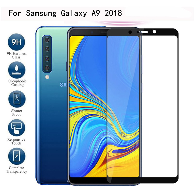 Kính dán cường lực 9H bảo vệ toàn màn hình dành cho SAMSUNG Galaxy A9 2018