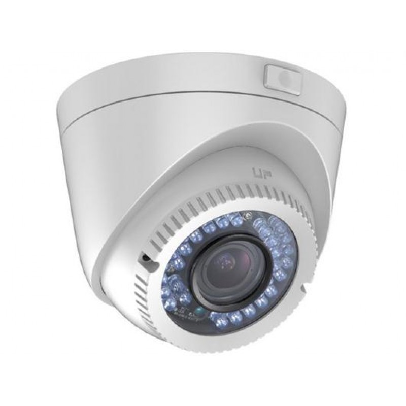 CameraHD-TVIbán cầu hồng ngoại 40m ngoài trời 2MP HIKVISION DS-2CE56D0T-VFIR3E (Trắng)