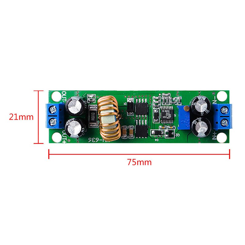 Bộ Chuyển Đổi Nguồn Điện DC-DC 10A 60V 48V 36V 24V 6.5V Sang 30V 24V 12V 3V Cho Xe Hơi