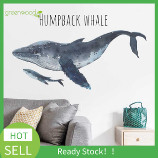 Miếng Dán Tường Trang Trí Hình Sinh Vật Biển Xinh Xắn