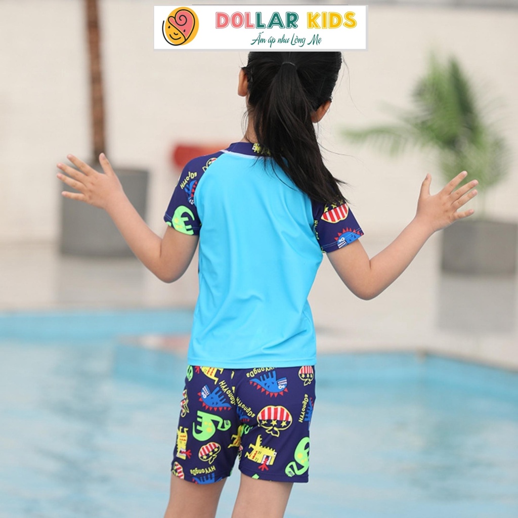 Đồ Bơi Dollarkids Cho Bé Gái Từ 10kg Đến Size Đại Vải Co Giãn Thoáng Mát