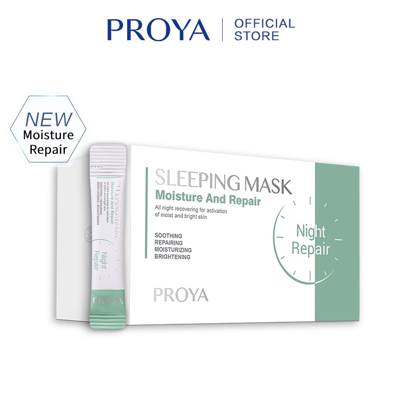 Bộ 20 miếng mặt nạ ngủ PROYA dưỡng ẩm làm mịn da làm sáng da hiệu quả 4ml
