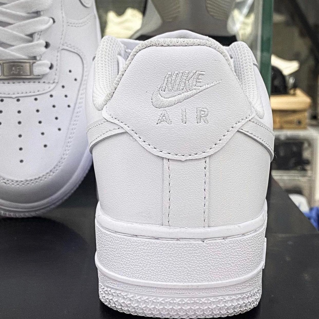 Giày AF1 trắng, Giày Sneaker Air Force 1 full white dễ phối đồ cho cả nam và nữ cực hot 2022 Full Box + Bill