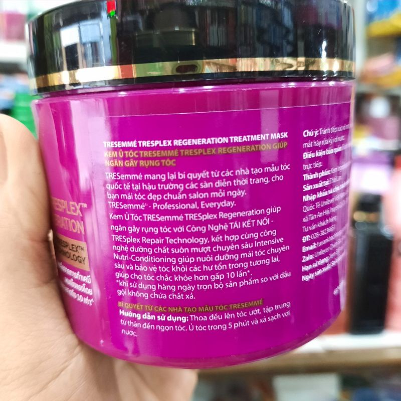 Kem Ủ Tóc TRESEMME Ngăn Gãy Rụng Tóc Tím 180ml