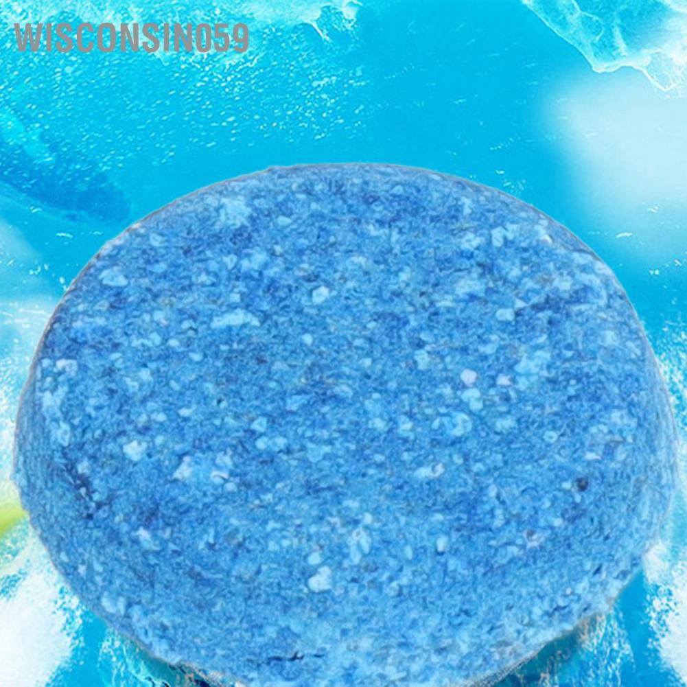 Wisconsin059 100 Pcs Cleaning Tablet Strong Removal Power Concentrated Mini Car Glass Wiper Effervescent Tablets