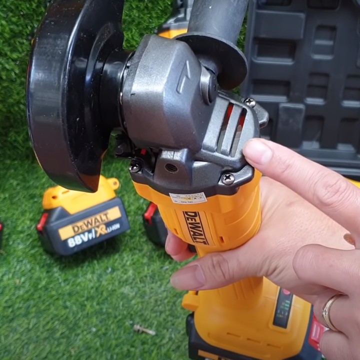 Máy mài pin DEWALT 88V  - Lõi đồng - Không chổi than - Mài góc DEWALT - Máy cưa - Máy cắt Siêu bền 2 PIN chuẩn 10 cell