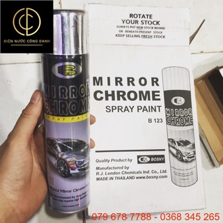 sơn xịt MIRROR CHROME INOX ( tráng gương)