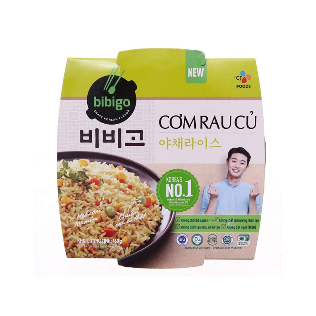 Thương hiệu CJ Hàn Quốc: Bibigo Cơm rau củ