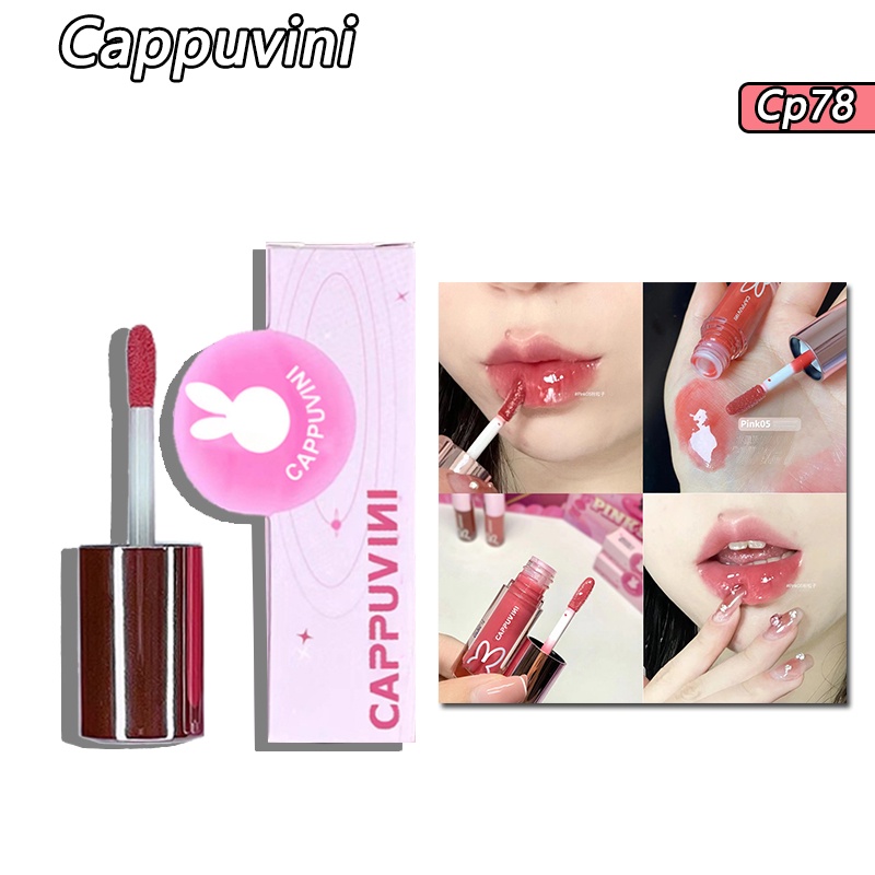 Son bóng Cappuvini dưỡng ẩm lên màu chuẩn 2.5g