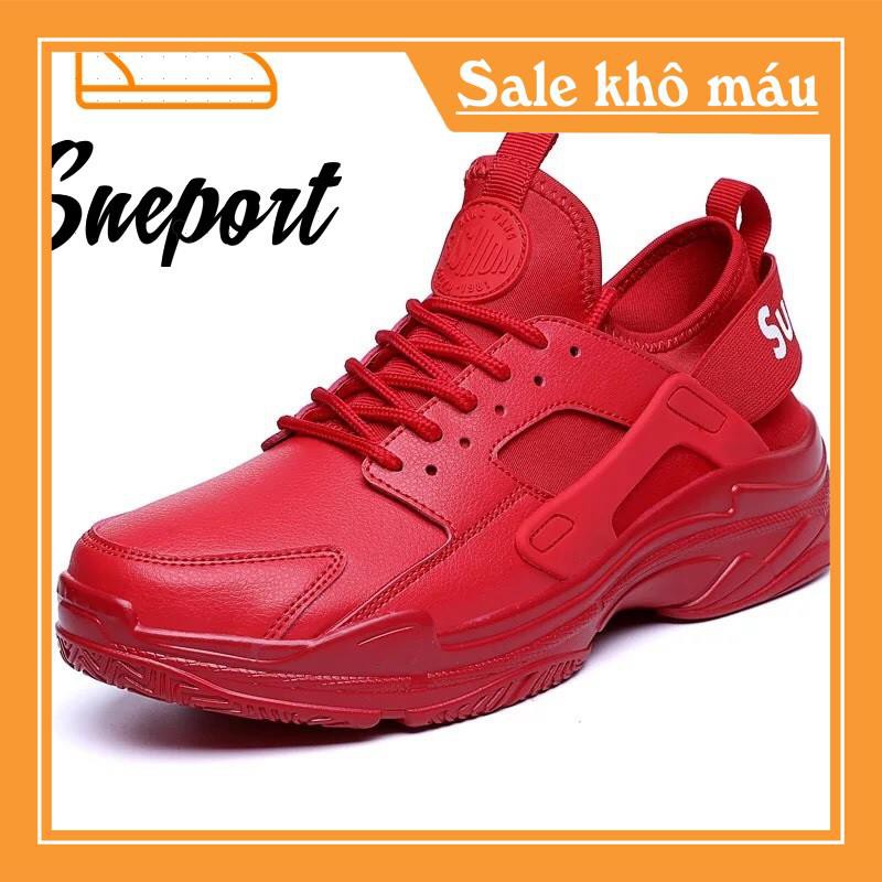 [Chỉ 3 ngày SALE SỐC]   Giày nam sneaker phong cách Hàn Quốc 2019 (màu đỏ) | BigBuy360 - bigbuy360.vn