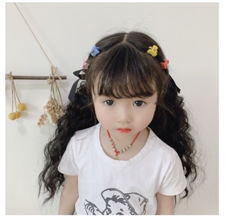 Tóc giả nữ đẹp 😗FREESHIP😗 Tóc giả cột xù cho bé
