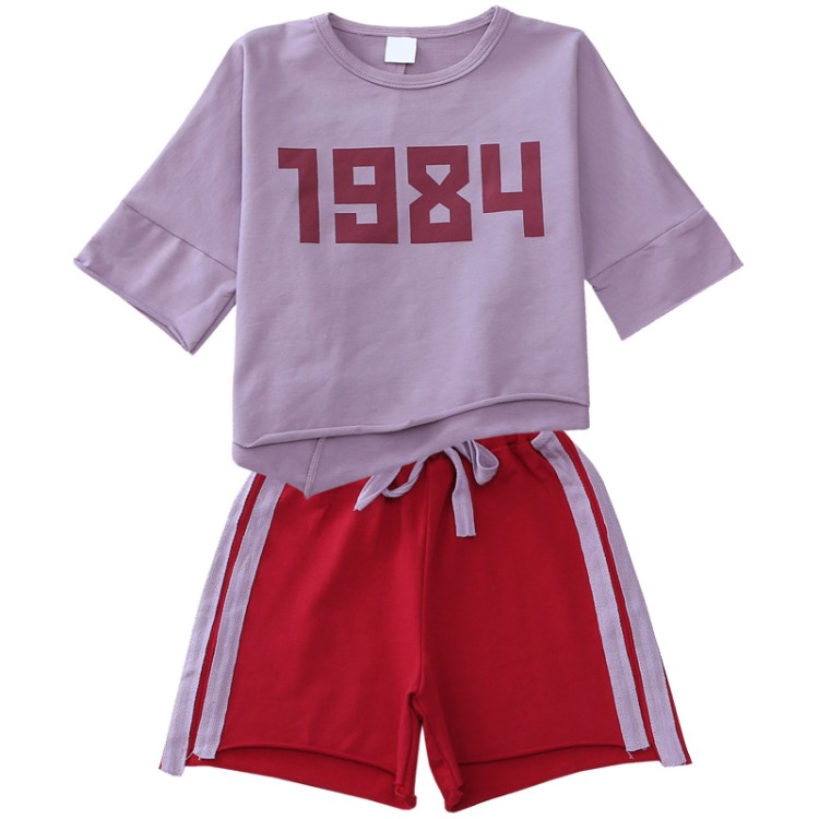Korean fashion t-shirt + shorts for girls