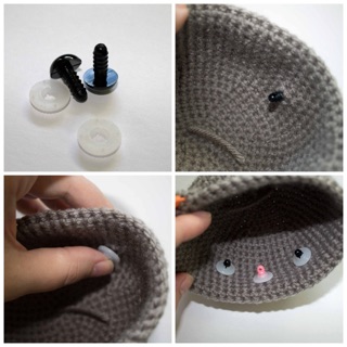 MẮT THÚ MÀU (có chốt)