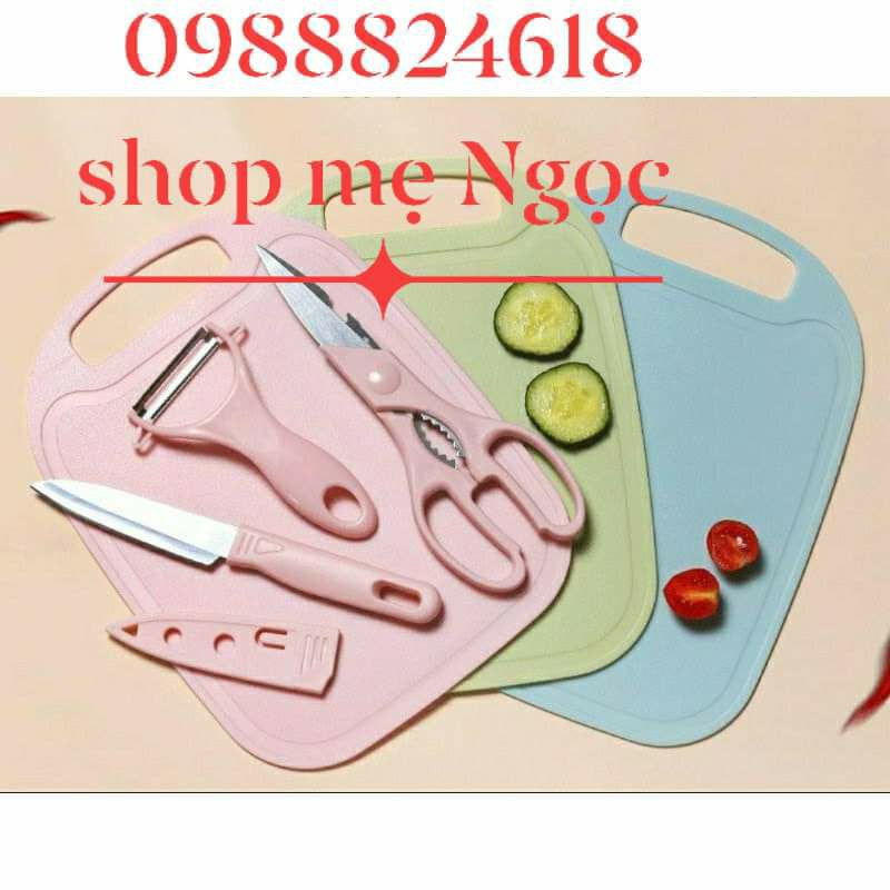 BỘ DAO,KÉO THỚT ,dùng chế biến thức ăn cho bé