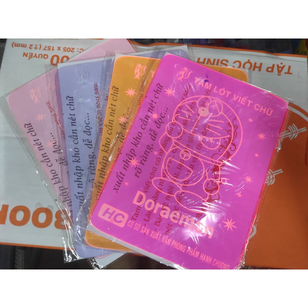 ✅ Tấm Lót Viết Chữ - Nhựa Dẻo Mềm Mại - Màu Ngẫu Nhiên