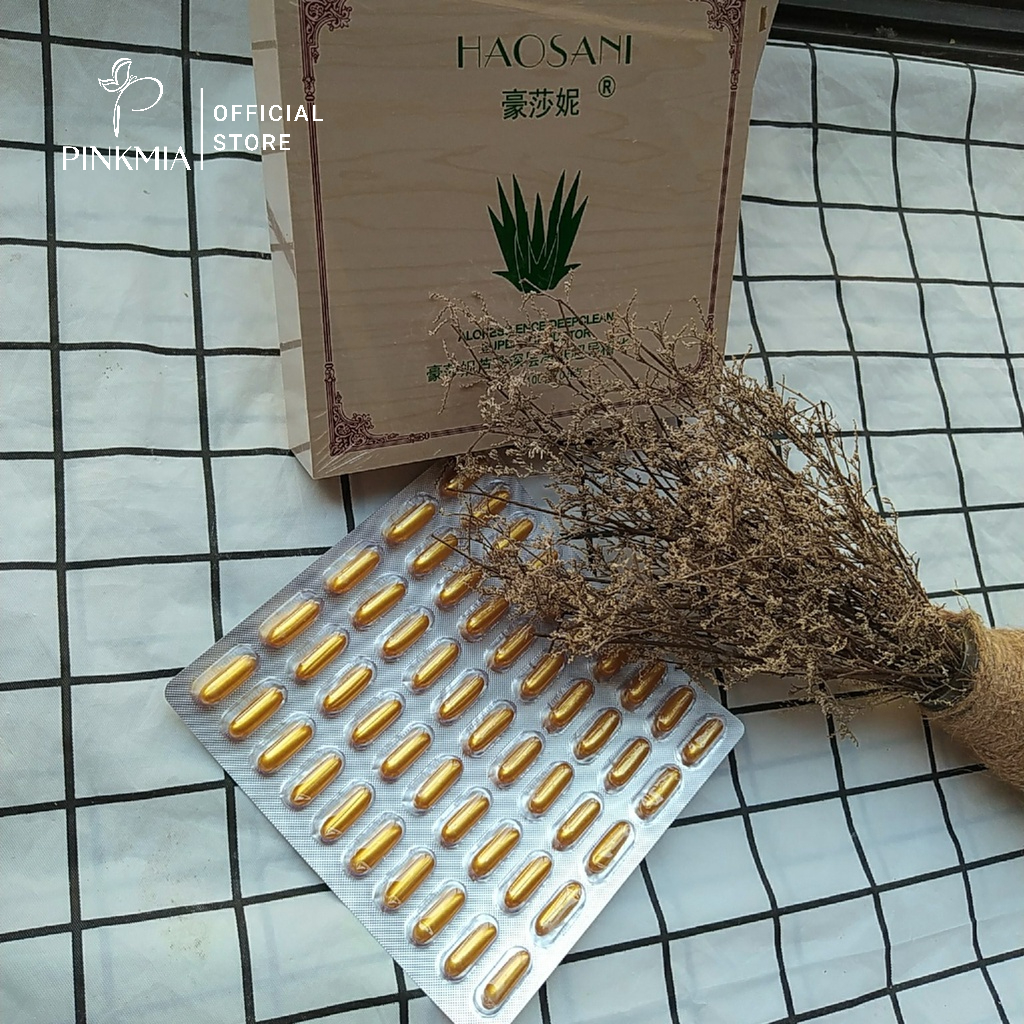 (Sỉ lẻ toàn quốc) Viên Hút Chì Thải Độc Tố HAOSANI - Hộp 100 Viên Chính Hãng