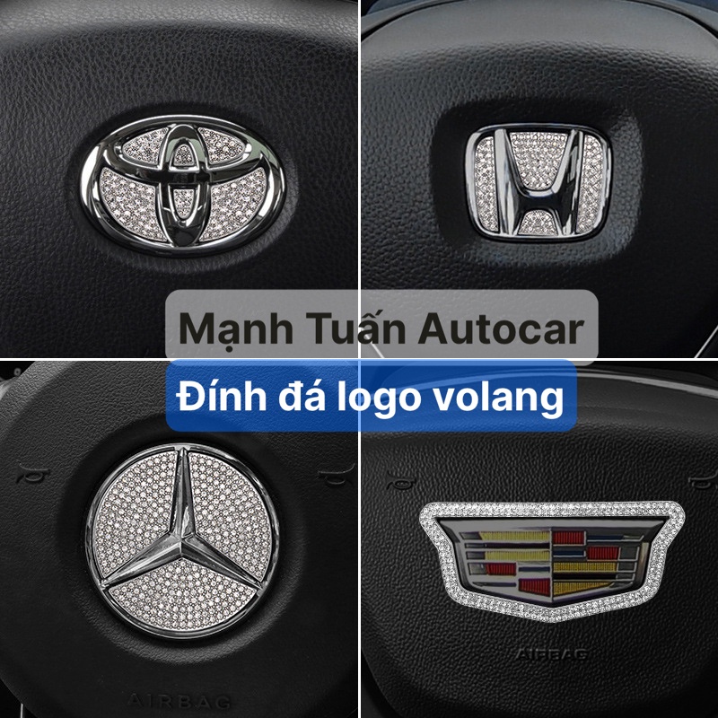 Đính đá LOGO VÔ LĂNG các hãng sang trọng đẳng cấp - HYUNDAI-TOYOTA-MZDA-HONDA-MECCIDES-KIA phong cách VIP Nhật Bản