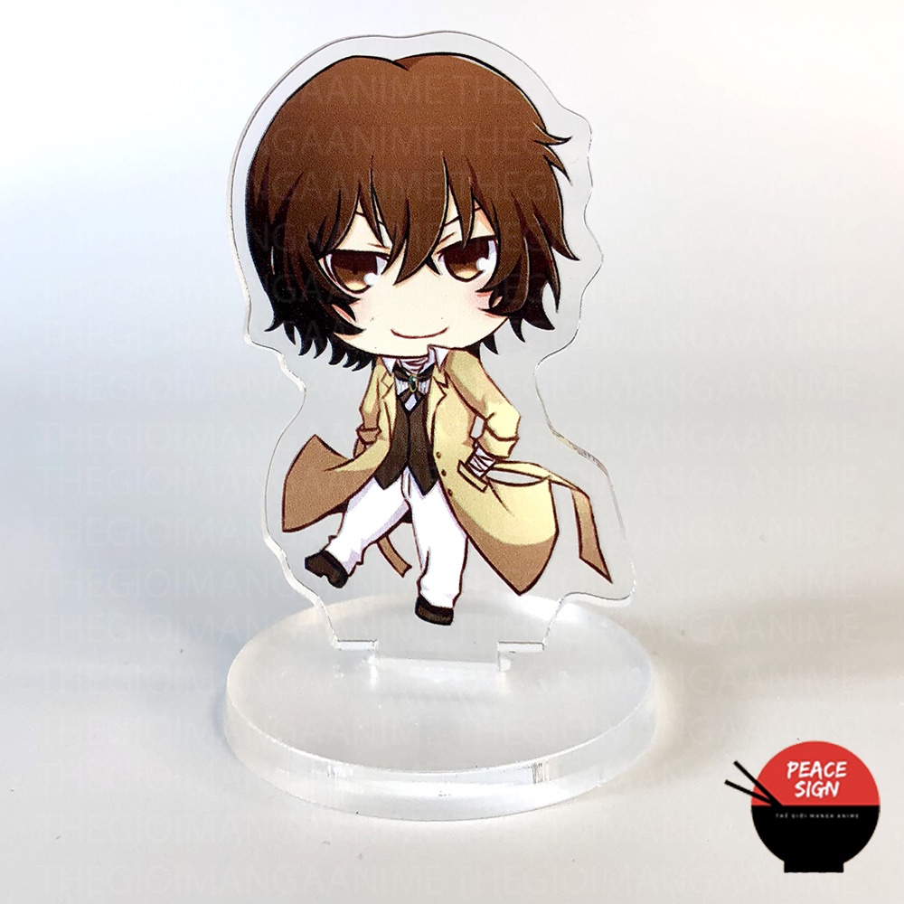 ( Mini ) Standee Bungou Stray Dogs VĂN HÀO LƯU LẠC Tượng Acrylic mô hình anime chibi trang trí trưng bày mô hình