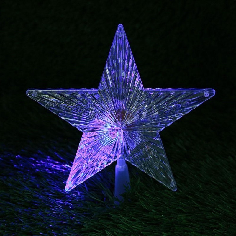 Ngôi sao đèn LED trang trí cây thông Noel 31L LED