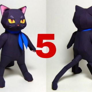 Mô hình giấy anime cat siêu dễ thương