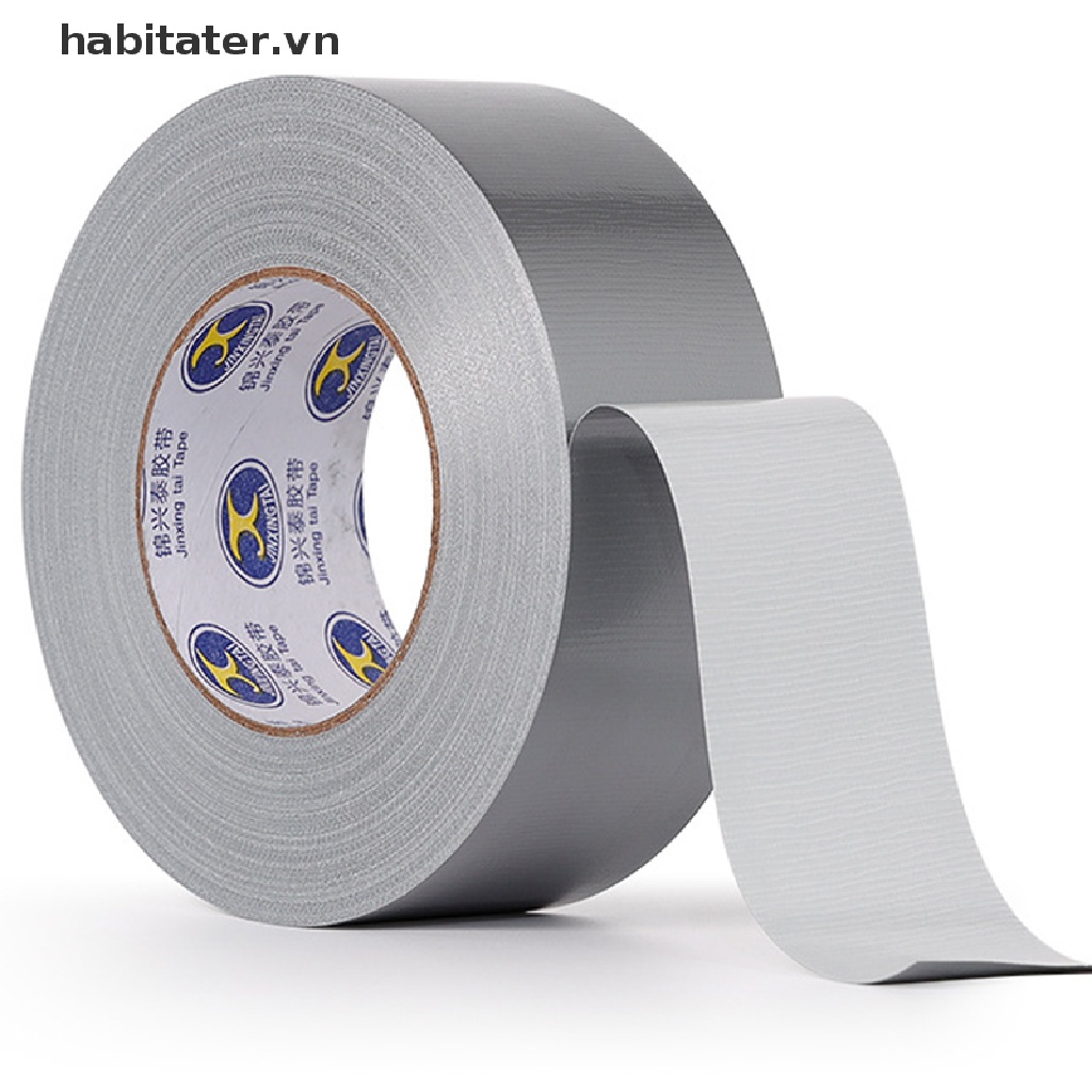 Cuộn Băng Keo Vải Siêu Dính Chống Thấm Nước Màu Xám Bạc Dài 10m