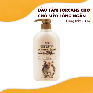 Sữa tắm gội cho chó mèo lông ngắn forcans short coat - 700ml