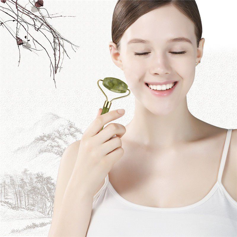 Cây lăn mặt 2 đầu màu xanh ngọc