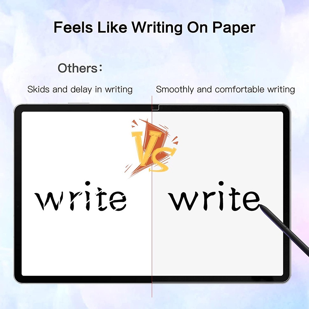 Miếng Dán Bảo Vệ Màn Hình Nhám In Chữ Độc Đáo Thời Trang Cho Samsung Galaxy Tab S8 Ultra Tablet S8 Plus S8 + S8Ultra S7 Plus S7 FE