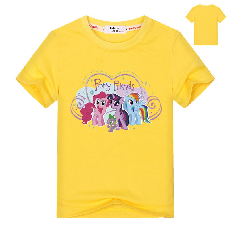 Áo thun thời trang mùa hè cho bé gái My Little Pony