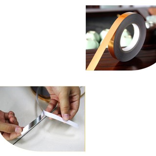 Cuộn 50M Len dán viền Đường viền chỉ VÀNG/BẠC/ĐEN