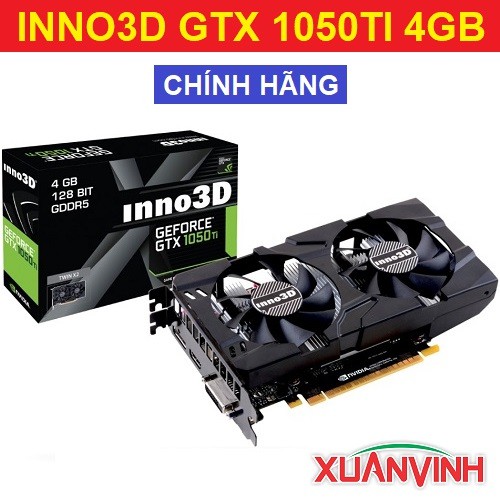 Card Màn Hình INNO3D GEFORCE GTX 1050 TI X2 2GB GDDR5 New 100% Chính Hãng