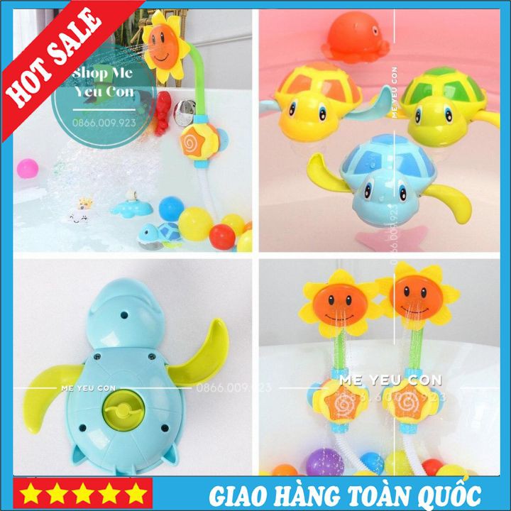 Chú Rùa Bơi Vặn Cót - Đồ Chơi Nhà Tắm Ngộ Nghĩnh Cho Bé Yêu  - shopmeyeucon3011