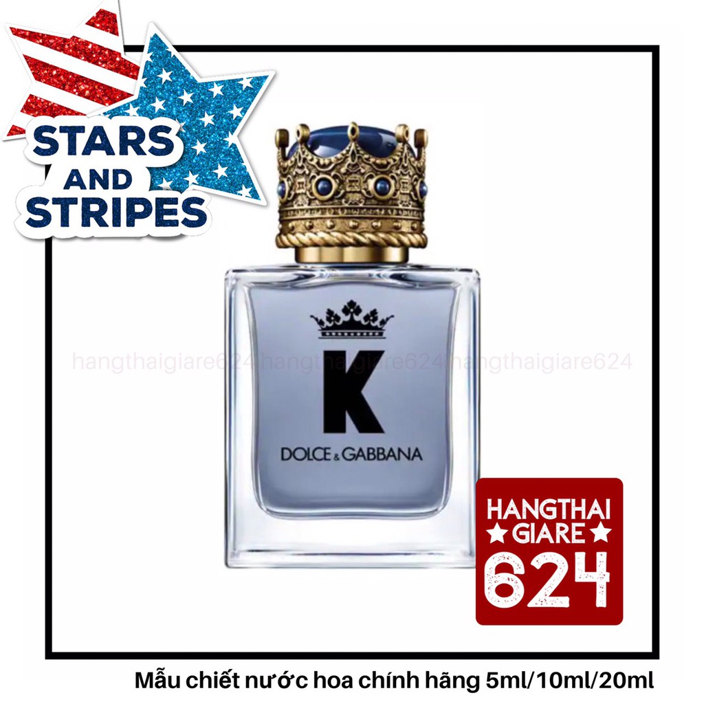 Nước hoa dùng thử D&G King Test 10ml/20ml Spray / Chuẩn authentic | BigBuy360 - bigbuy360.vn