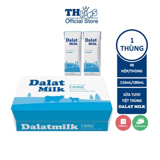 Thùng 48 Hộp Sữa Tươi Tiệt Trùng DALAT MILK