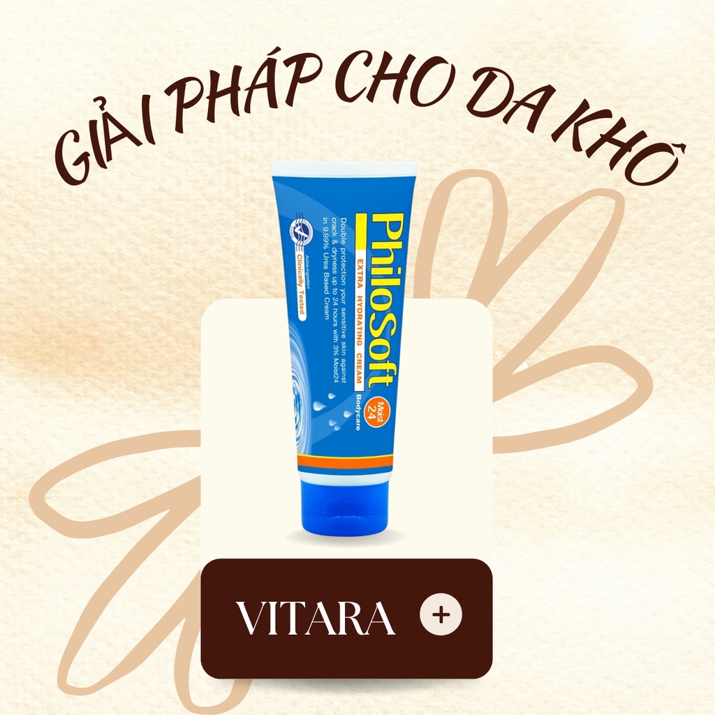 Kem Thoa Hỗ Trợ Da Khô,Vảy,Bong Tróc,Nứt Nẻ Philosoft Moist 24 Cream 100g