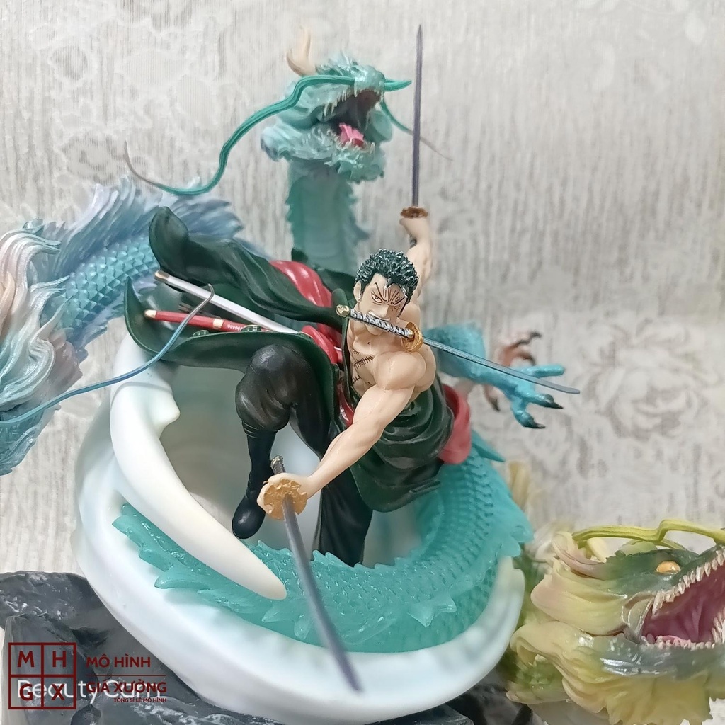 Mô hình One Piece Zoro Tam Long wano cao 26cm , trạng thái chiến đấu , figure mô hình one piece  giá xưởng