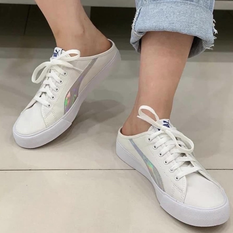 Giày sục Puma Bari Mule Hologram bill Hàn