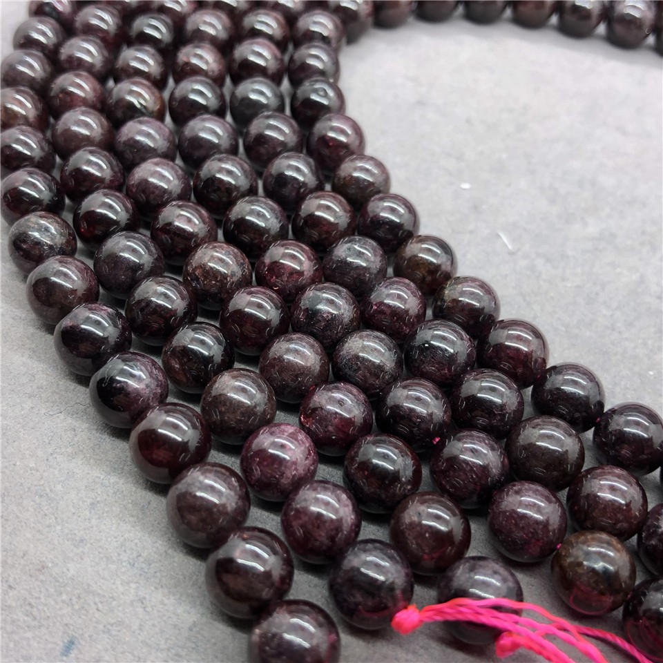 Syenites Chuỗi Hạt Đá Tròn Tự Nhiên 4-12mm Dùng Làm Trang Sức diy