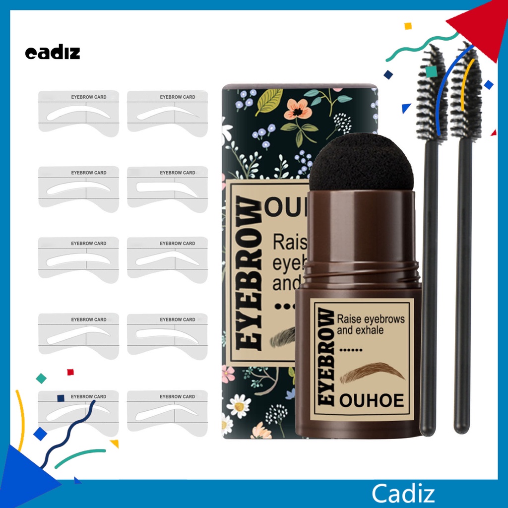 [Hàng mới về] Bộ Khuôn Và Phấn Tô Lông Mày Không Phai Lâu Trôi