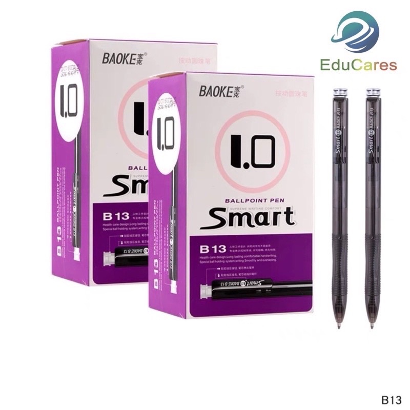 Bút bi cao cấp BAOKE Smart B13 - ngòi 1mm-hộp 48 chiếc