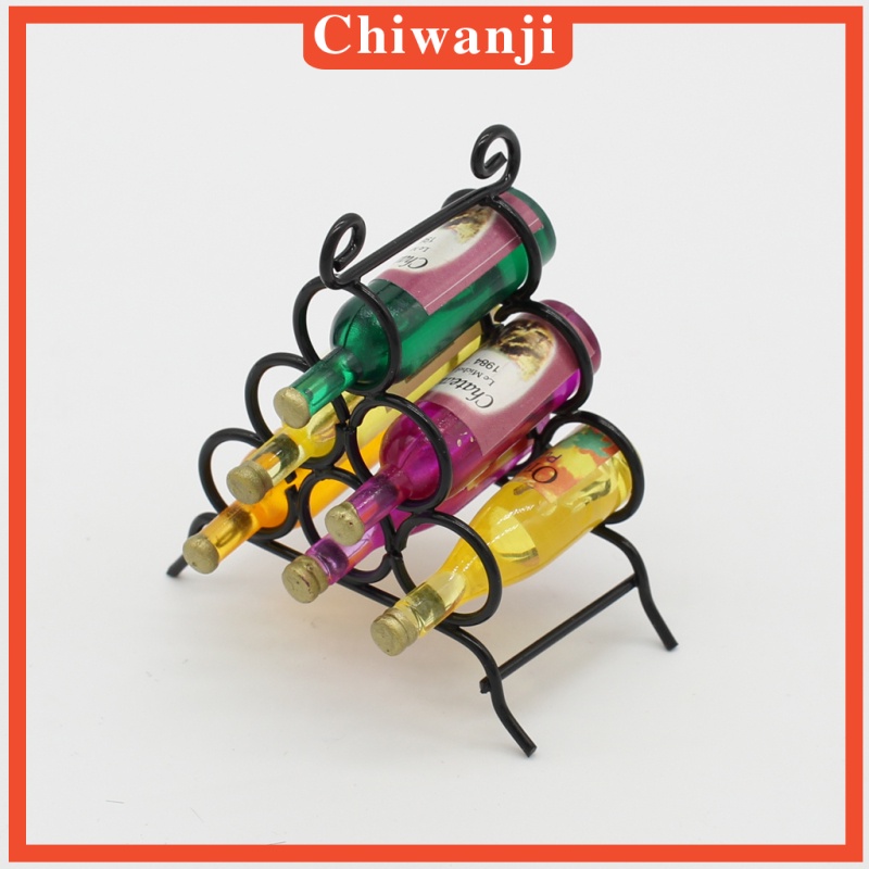 Mô Hình Giá Đỡ Chai Rượu Vang Trang Trí Nhà Búp Bê Tỉ Lệ 1: 12