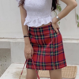 Chân váy ngắn kẻ sk73 1994closet