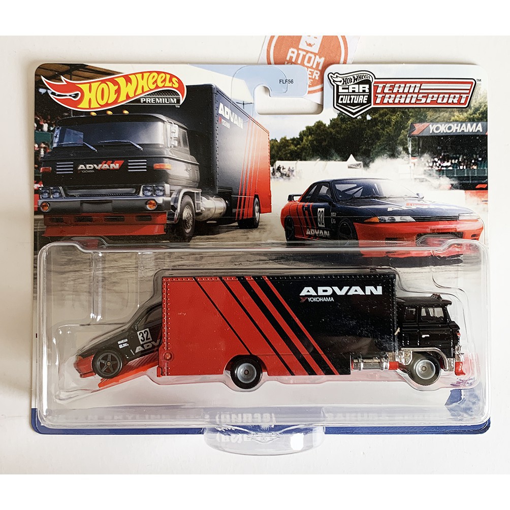 [HOT WHEELS - Team Transport nhiều loại] Xe mô hình đồ chơi chính hãng MATTEL Tỷ lệ 1:64