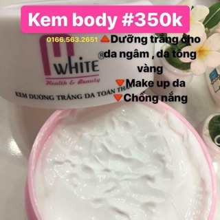 Kem dưỡng trắng toàn thân M'white