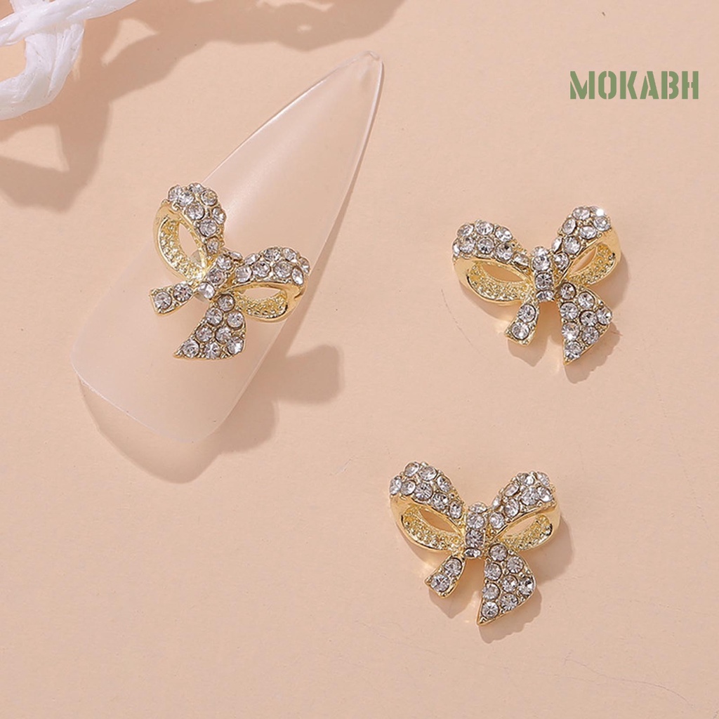 Set 10 Phụ Kiện Trang Trí Móng Tay Nghệ Thuật Ánh Kim DIY