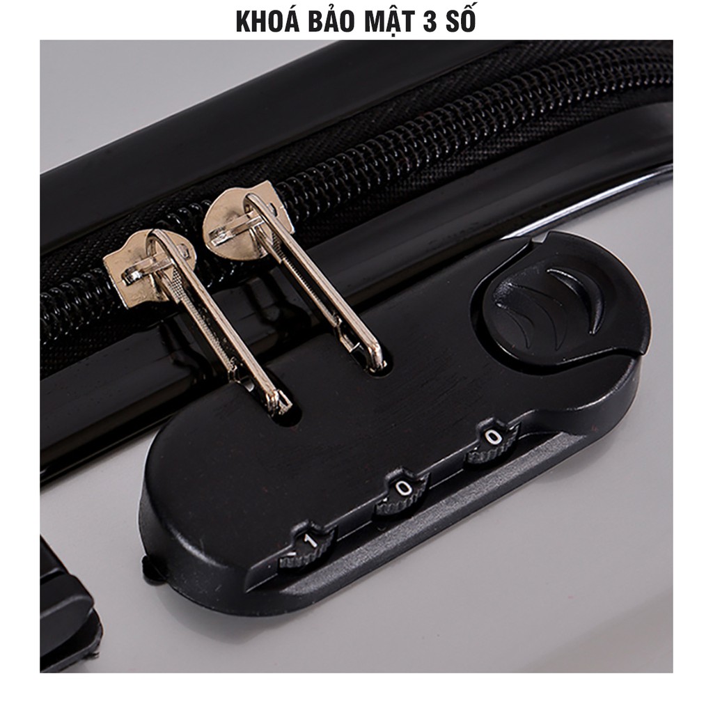 Vali Nhựa Du Lịch Tay Kéo Thời Trang In Hoạ Tiết Hoạt Hình Siêu Cool Ngầu Ulzzang Phong Cách Đường Phố Nhiều Size L038