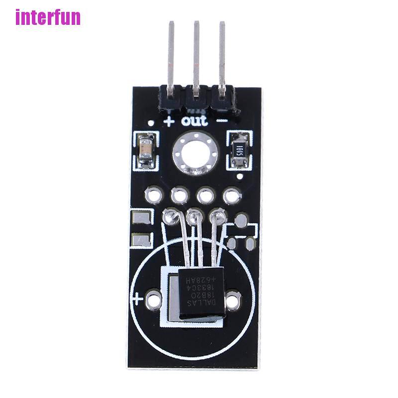 [Interfun1] Ds18B20 3 Pins Wire Digital Thermometer Temperature Ic Sensor Module [Fun]
