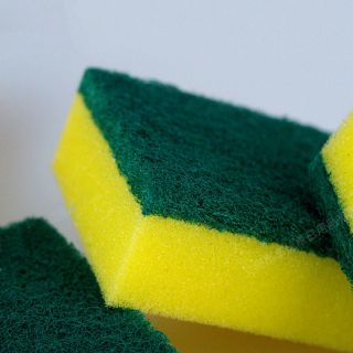 ( DEAL 1K ) (thitun15) miếng mút rửa chén 2 mặt xanh vàng