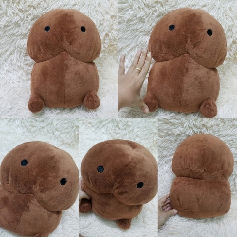 Gấu bông con bé Kiu ku Ciu đáng yêu đội nón bảo hiểm